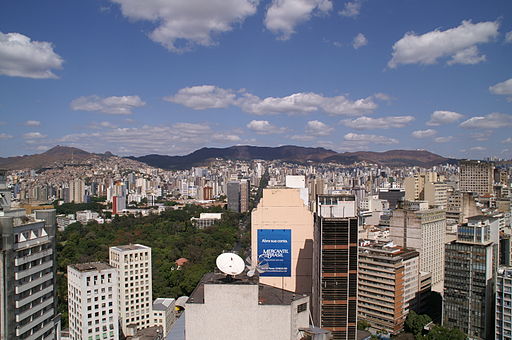 Belo Horizonte, Brazil - By Benjamin Thompson (Flickr: Belo Horizonte, Brazil) [CC-BY-SA-2.0 (http://creativecommons.org/licenses/by-sa/2.0)], via Wikimedia Commons